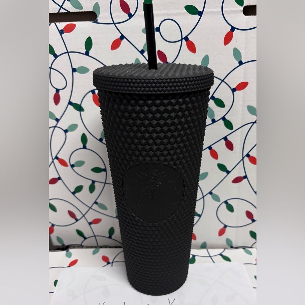 Starbucks (Used) Walt Disney World 50th Anniversary Matte Black Tumbler